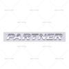 Подходит для Peugeot Partner (новых и старых моделей), модифицированных наклейками с английскими буквами и эмблемами на багажнике из ABS