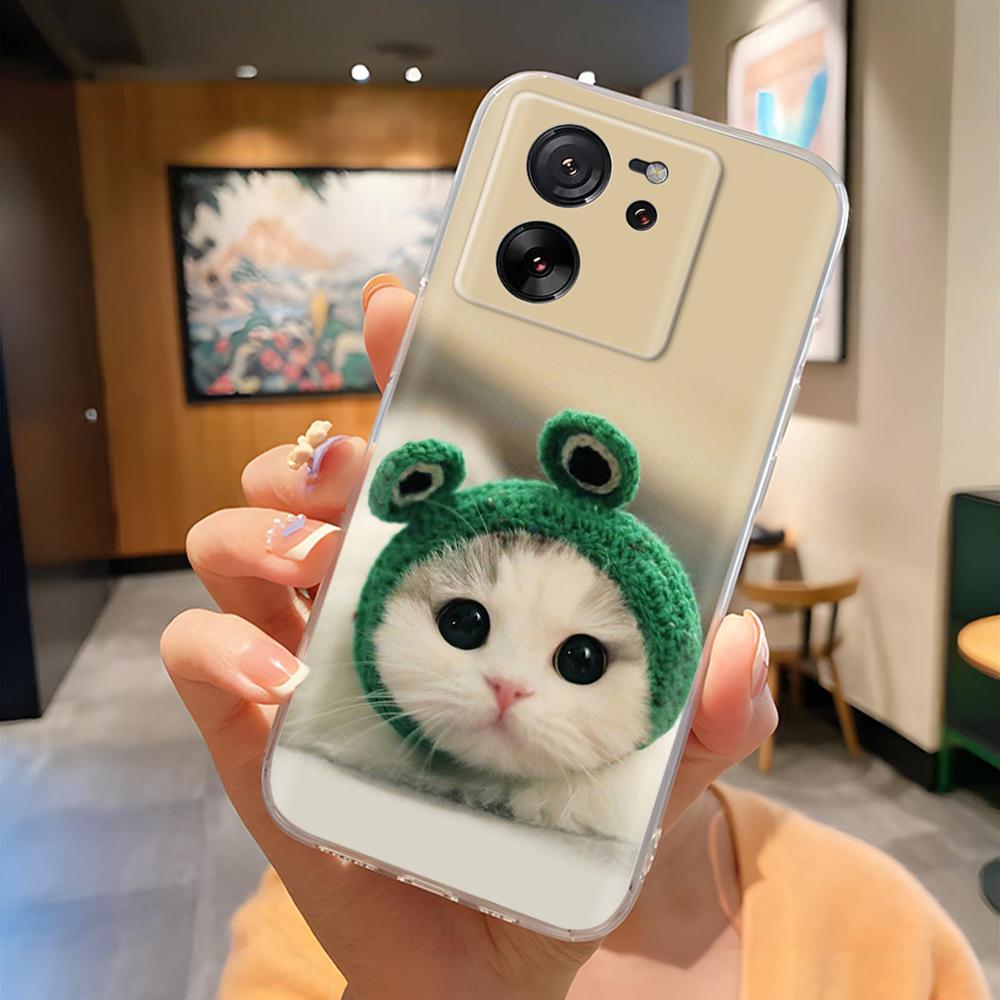 Чехол для Xiaomi 13T Задняя крышка Mi13T Мягкий силикон Funda Для Xiaomi 13T Pro Мягкие модные милые мультяшные чехлы Для Xiaomi Mi 13T Pro