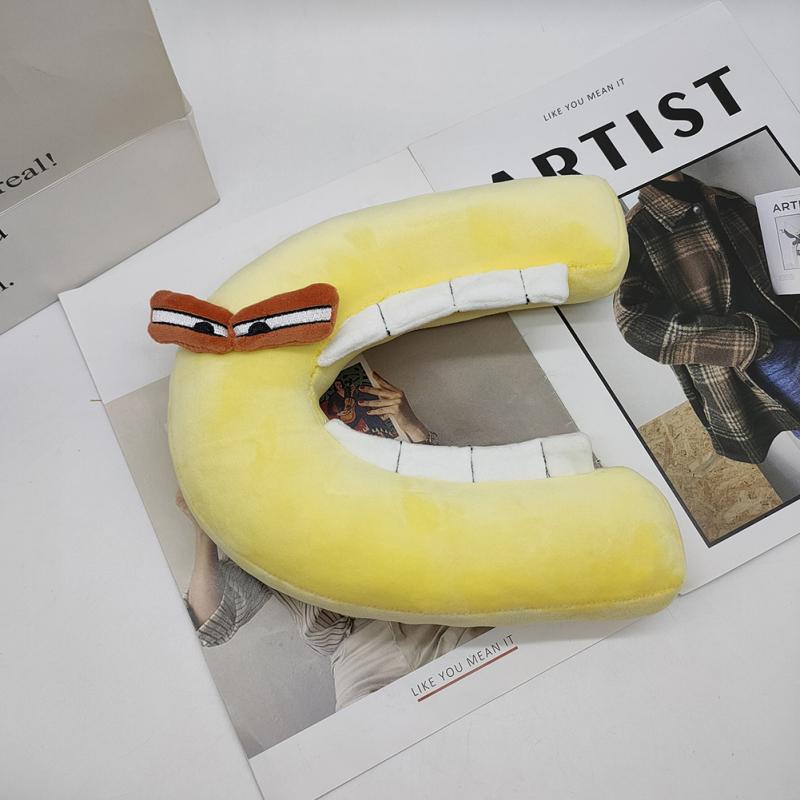 Плюшевая кукла Alphabet Lore, мягкая, милая, с персонажем мультфильма, плюшевая игрушка для детей, на Рождество