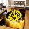 Borussia Custom Name Carpet Rug for Living Room Bedroom Home Sofa Decoration,Kids play Non-slip Floor Mat