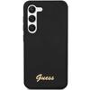 Guess Guhcs23Mslsmk S23+ S916 Czarny/Black Hardcase Silicone Vintage Gold Logo