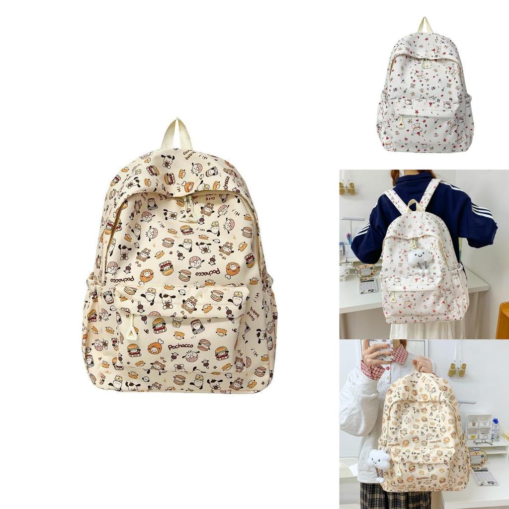 Sanrio Cartoon Animal Backpack With Breathable Fabric For School Students