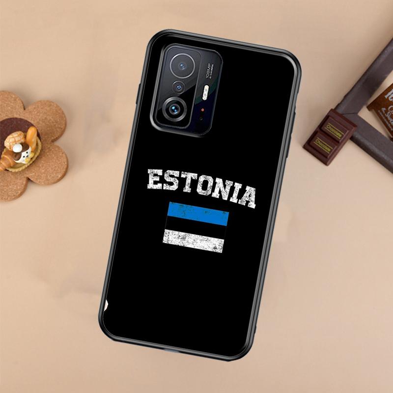 Estonia Flag Case For Xiaomi POCO X7 X6 Pro X3 X5 M6 F3 F5 F6 Pro 11T 12T 13T 14T Pro 13 14 Ultra Cover