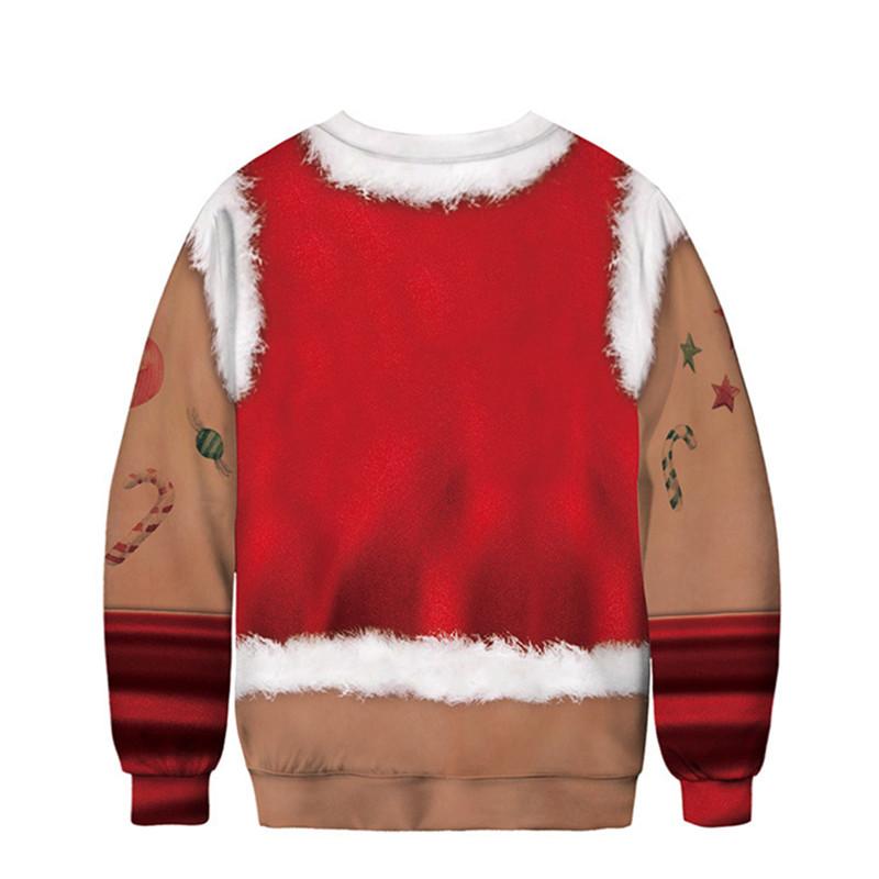 XXXL уродливый рождественский свитер, женский джемпер больших размеров, забавный свитшот с принтом, пуловер, свитера, осенне-зимняя одежда большого размера XXXL