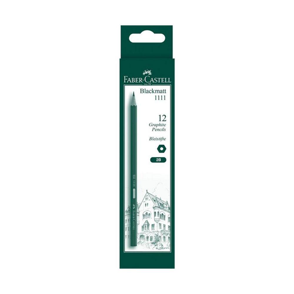 Карандаш графитовый Faber-Castell 1111 Economic 2B (Коробка 12)