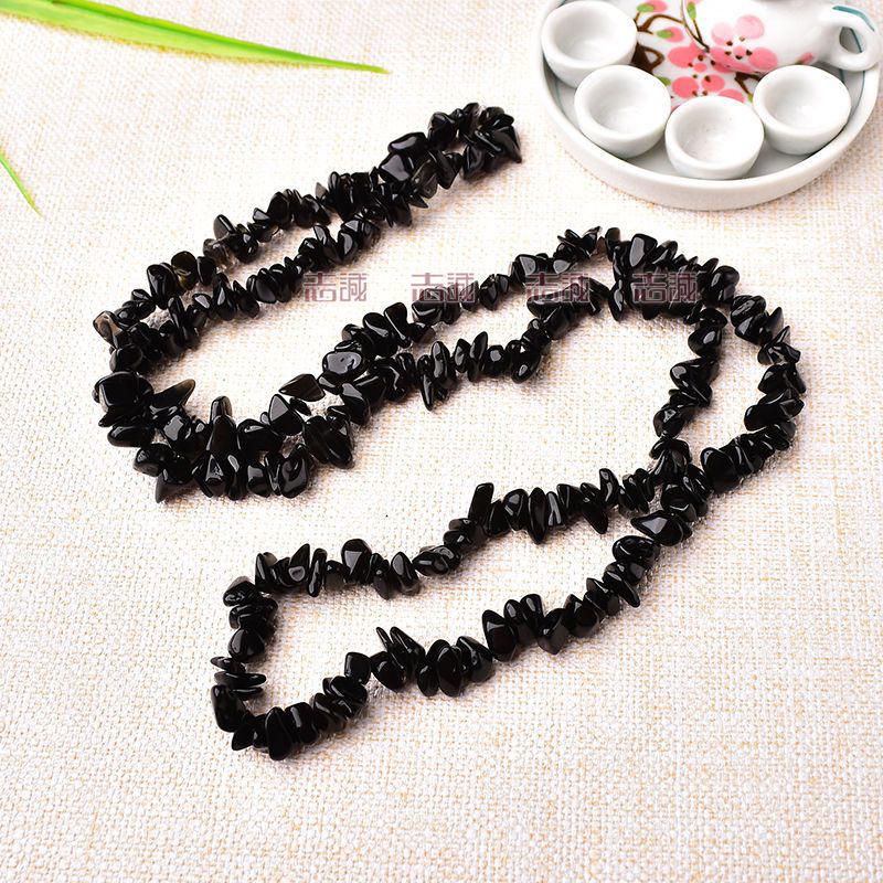 Натуральные разноцветные хрустальные бусины из крошки - Агат, Халцедон, Флюорит, Гранат