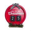 Christmas Advent Calendar, Decoration Supplies Wood Calendar Xmas for