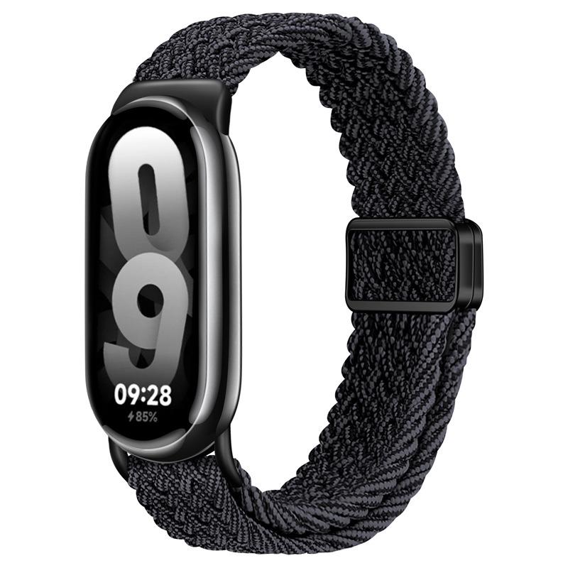 Плетеный нейлоновый ремешок для Xiaomi Watch 10/9/8 Магнитный ремешок-петля для Miband 10 9 8 NFC Спортивный браслет Замена для умных часов