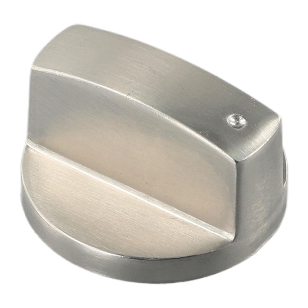 Комплект новых ручек для плиты 4 шт. Сплав цинка 6 мм Аксессуары Управление Оборудование для приготовления пищи Ручки Замена для духовки Серебристый