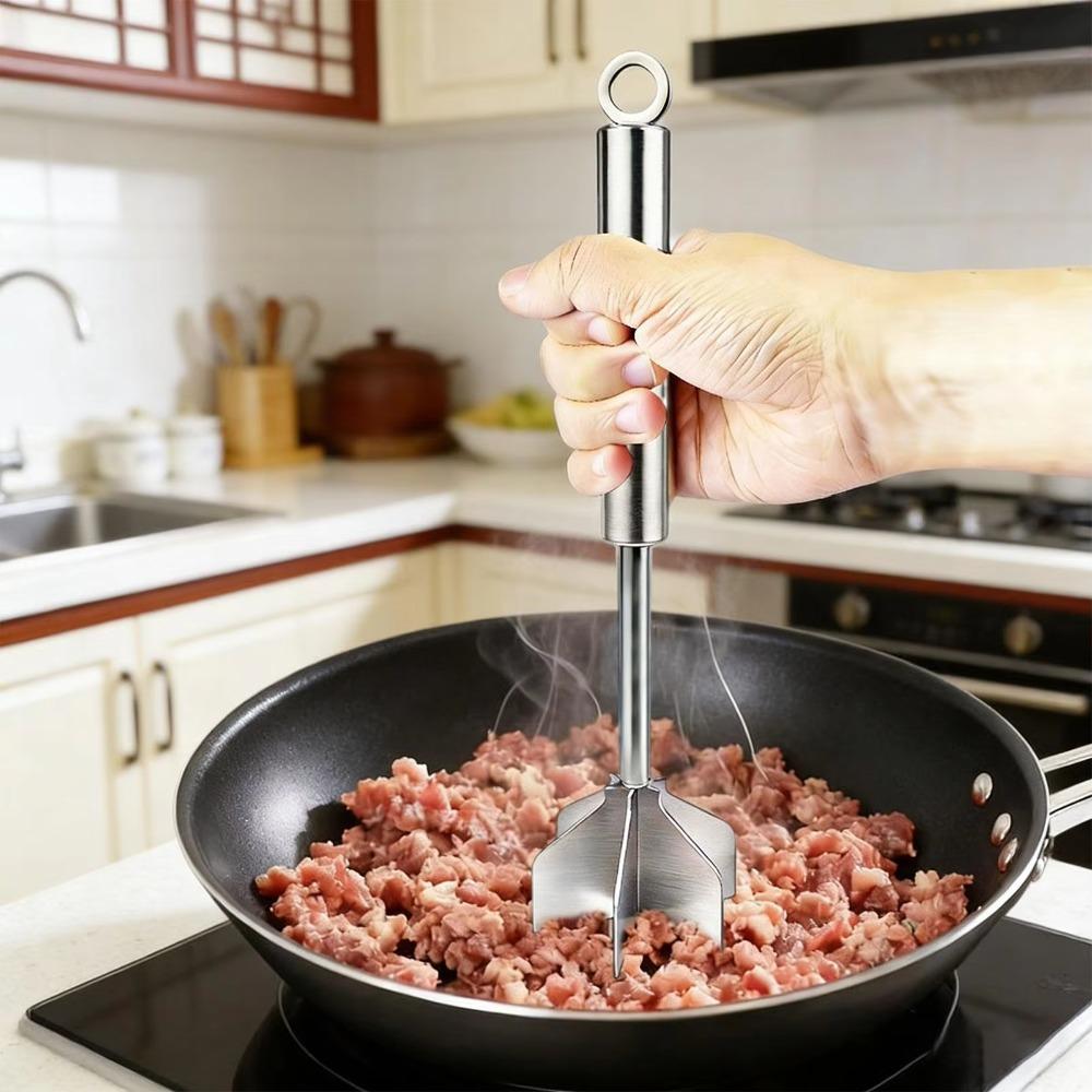 304 Stainless Steel Stainless Steel Meat Chopper Heat-resistant Meat Shredder Hamburger Patty