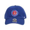Кепка 47 Brand Clean Up Low Cap Логотип MLB Chicago Cubs Королевский синий Унисекс B-RGW05GWS-RYB