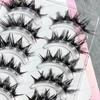 Japanese Wet Eye Lashes Thick Anime Fake Lashes Women's Beauty False Eyelashes  for Comic Cosplay