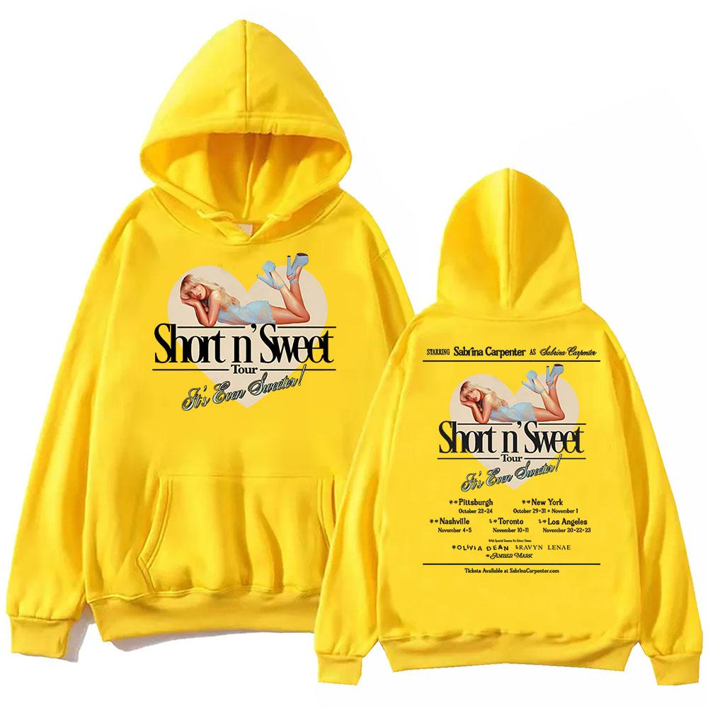 Худи для тура Сабрины Карпентер, унисекс, пуловеры в стиле харадзюку, худи с длинными рукавами, подарок для фанатов