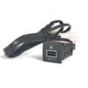 Автомобильное зарядное устройство USB PD Quick Charge QC3.0, адаптер для зарядки телефона, кнопка выхода для Volkswagen Golf 6 Jetta 5 MK6 Scirocco 2006-2012