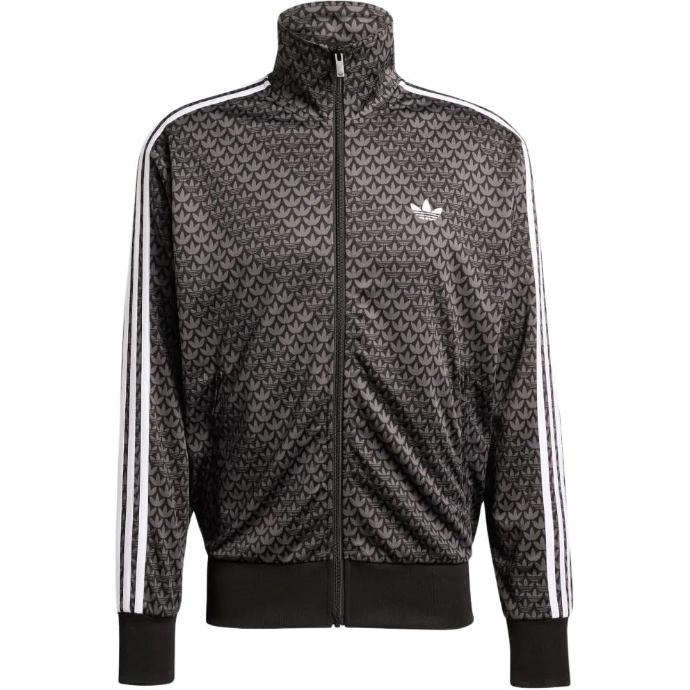 adidas Мужская куртка с молнией и длинным рукавом Originals Firebird Monogram с логотипом Мужские куртки KC9158
