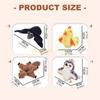 E7CE Пульт Дистанционного Управления Машущая Птица Игрушка для Кошек USB Зарядка Плюшевая Чирикающая Птица