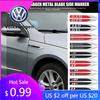 Для VW Volkswagen Jetta MK5 Golf 2 шт. Автомобильный Боковой Молдинг Крыла Эмблема Наклейка Авто Декоративные Аксессуары Для Volkswagen VW GTI R G