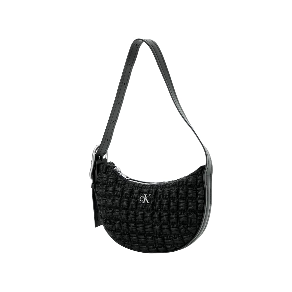 CALVIN KLEIN Pu Crescent Bag, Handbag, Shoulder Bag Women's Black DH3442-001
