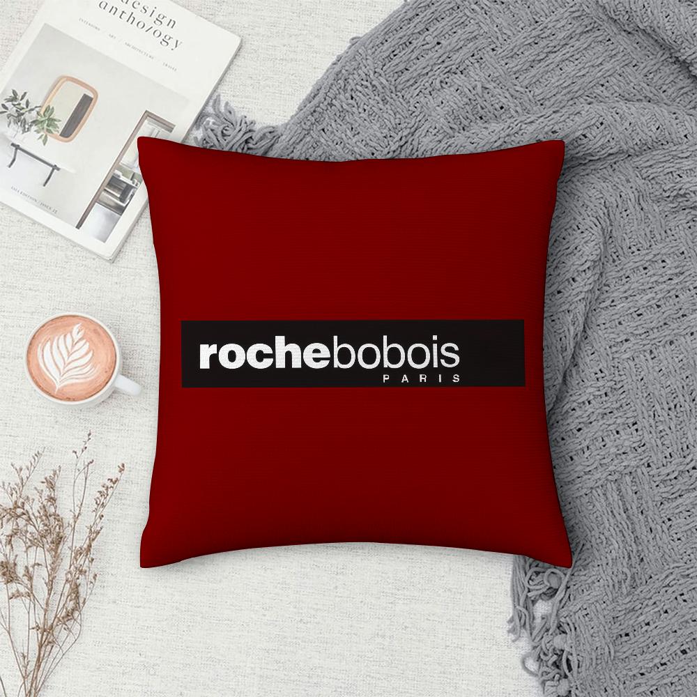 R-Roches Мода B-Bobois Наволочка Декоративная для Дивана Домашняя Двусторонняя Печать Плюшевая Квадратная Наволочка для Подушки Декор Подушки
