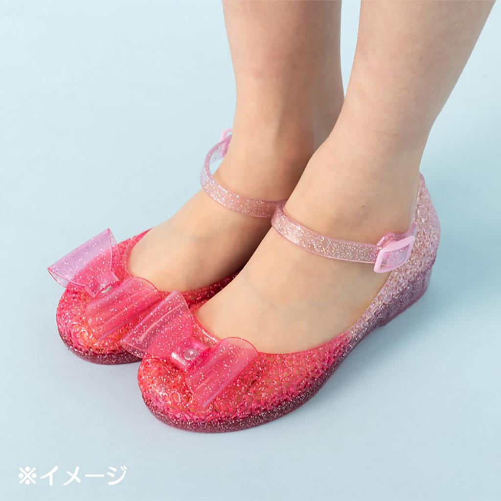 Sanrio Kids Clear Princess Dress for Graduation 750034 Sandals, Shoes, Shoes, Recitals, Ceremonies, Summer, Children's, Kuromi, 17cm,