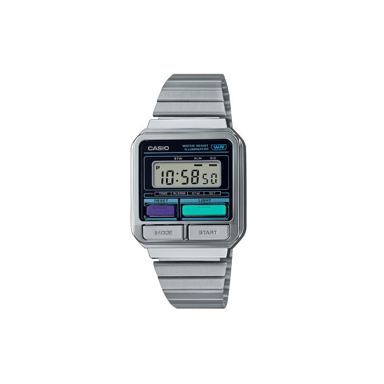 Casio Унисекс Часы СЕРИИ VINTAGE Серые A120WE-1A A120WE-1A