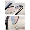 2022 New UV400 Vintage Women Shades Rimless Sunglasses Frameless Sun Glasses Gradient Sunglasses