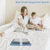 6 шт./компл., органайзер для простыни, группа Twin Full King Queen с буквами, эластичное постельное белье, держатель для хранения этикеток, ремешок для дома, товары для дома