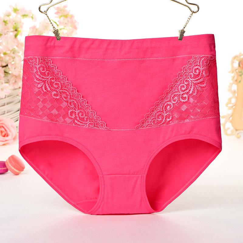 Женское нижнее белье больших размеров с высокой талией, утягивающее бедра и живот, с эластичной вставкой из хлопка