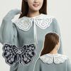 Hollow Out Shawl Wrap Lapel Blouse Lace Shawl Japanese Lolita Doll Collar Student Decor