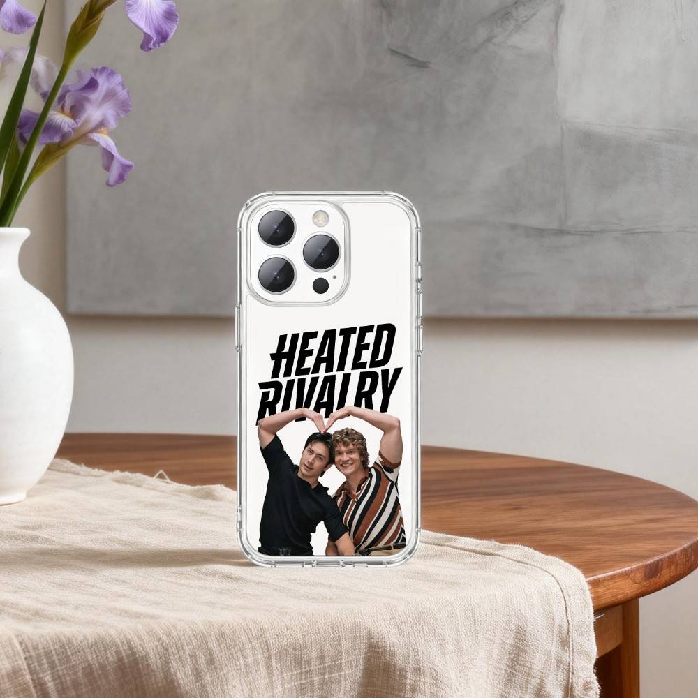 H-Нагретый Ледовый Хоккей R-Соперничество Чехол Для Телефона Для iPhone 17 16 15 14 13 12 11 Mini Pro Max Plus Прозрачный Чехол