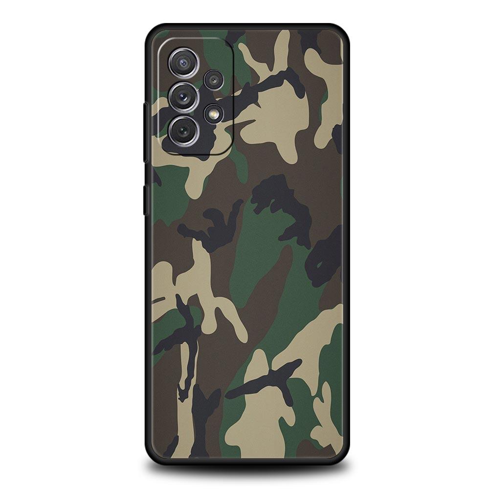 Чехол Camo Military Army для Samsung A51 A71 A21S A12 A15 A25 A31 A41 A52 A32 A23 A33 A53 A73 A03S A05S A13 5G Cover