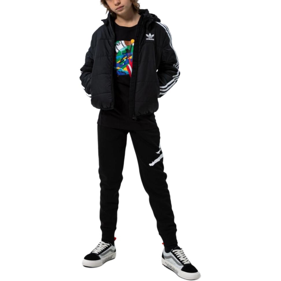 adidas Стеганая куртка Originals ADICOLOR JACKET Черная Детская H34564