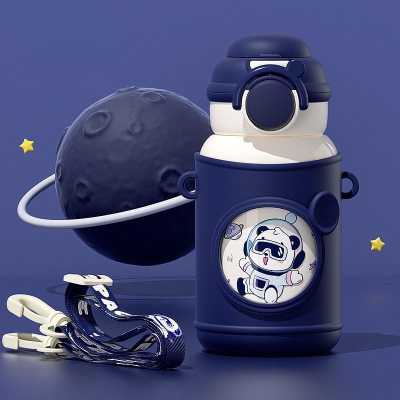 500 мл детские термосы для путешествий на открытом воздухе с термометром сохраняют холод термос из нержавеющей стали с чашкой для воды