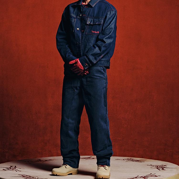 Timberland Новая весенняя серия «Удача» Год Лошади Повседневные свободные удобные прямые джинсы Мужские джинсы A5M9Z-AGK