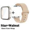 Стекло+корпус+ремешок для Apple Watch Band 42 мм 44 мм 41 мм 40 мм 38 мм 45 мм 49 мм Защитные пленки для Apple IWatch Series 8 7 6 SE 5 4