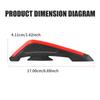 1 Pair Universal Motorcycle Winglet Aerodynamic Spoiler Dynamic Wing Decoration Sticker for Motorcycles E-bikes Scooters ATV UTV