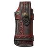 Leather Sheath Holder Pocket Hunt Flashlight Case Fold Knife Tool Camp Outdoor Carry Belt Loop Case