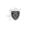 Stainless Steel for Peugeot Lion Badge Car Rear Sticker Front Emblem Steering Wheel Logo 308 3008 2008 306 307 408 407 5008 508