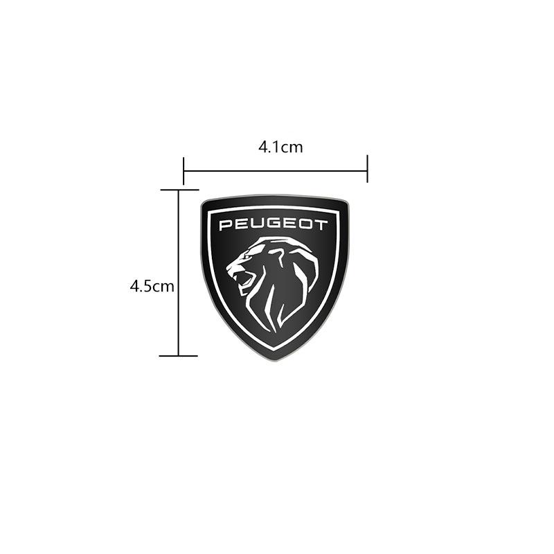 Stainless Steel for Peugeot Lion Badge Car Rear Sticker Front Emblem Steering Wheel Logo 308 3008 2008 306 307 408 407 5008 508