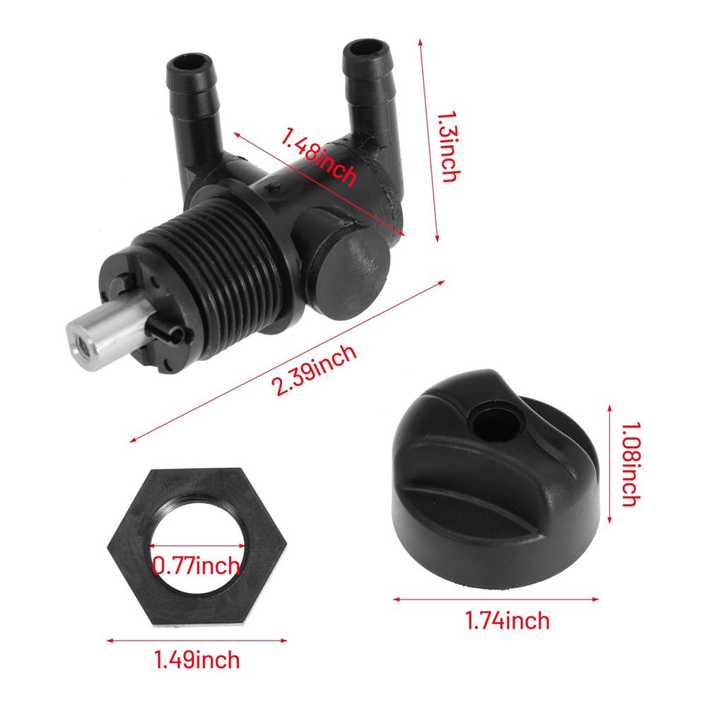 2 Way Fuel Shutoff Valve 7052159 For Polaris Sportsman 400 500 600 700 2004-05