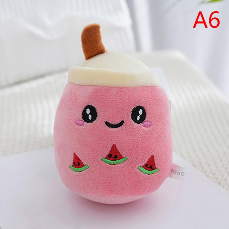 11 см чашка для чая с пузырьками плюшевая игрушка брелок кавайные фигурки мультфильм кукла брелок сумка автомобиль кулон мягкая игрушка подвеска