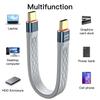 PD 5A 120W Быстрая зарядка Type C на Type C Кабель USB C на Type C Зарядный провод USB-C на USB-C Кабель для быстрой зарядки и передачи данных 40 Гбит/с