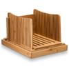 Foldable Bamboo Wood Bread Slicer Cutter Toast Loaf Cutting Guide Slicing Maker
