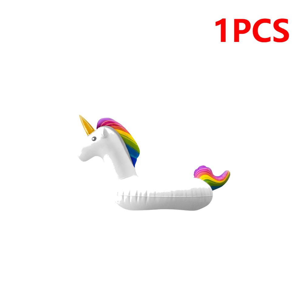 Надувной держатель для стакана, плавающий, надувной, кокосовая пальма, подставки для напитков, фламинго, единорог, плавательный бассейн, держатель для напитков, поплавок