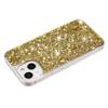 For iPhone 15 Back Protector Case Sparkle Epoxy Cell Phone TPU Cover