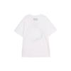 Uniqlo Повседневная универсальная однотонная с принтом футболка с круглым вырезом с коротким рукавом унисекс топы белые UQ472518000