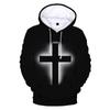 Christian Jesus Men's Hoodie 3D Printed Sweatshirt Unisex Hooded Fashion Casual Streetwear Cross Pullovers Oversized Hoodies
