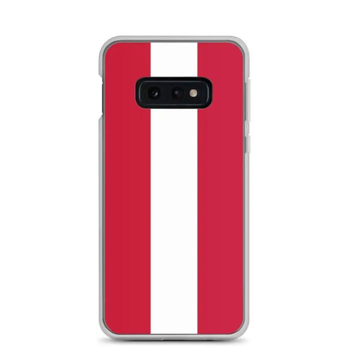 Coque Téléphone - Samsung - Galaxy S10e - Drapeau De l'Autriche - Souple - Multicolore