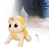 Мультяшная игрушка для ползания младенцев с музыкой и светом для девочек, детей от 6 до 12 месяцев