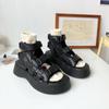 2023 New Summer Women's Thick-soled Increased Roman Shoes Japanese Harajuku Retro Sandals